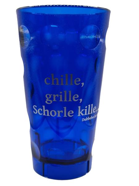 Dubbebecher blau chille